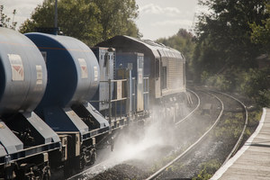 Railhead Treatment Train at work